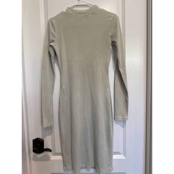 MSRP $108 NWOT Young Fabulous and Broke Fitted Viscose Ribbed Knit w/Slit Size S - Picture 3 of 8